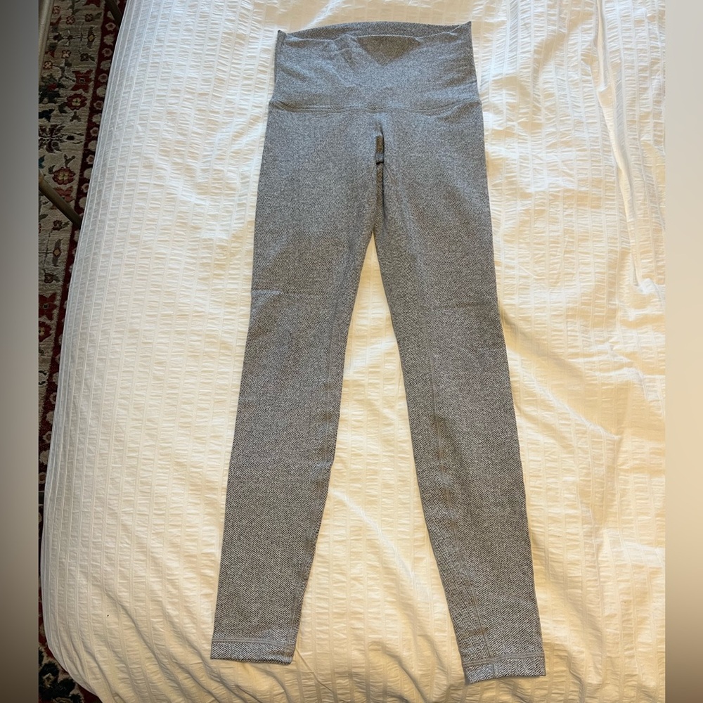 Lululemon Wunder Under High Rise Leggings - Heathered Herringbone